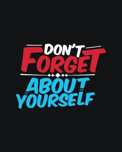 diseño de cartel o camiseta con letras vectoriales motivacionales