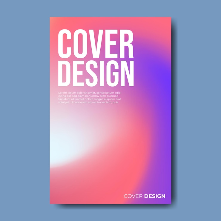 Vector diseño de cartel y portada abstracto con estilo colorido moderno