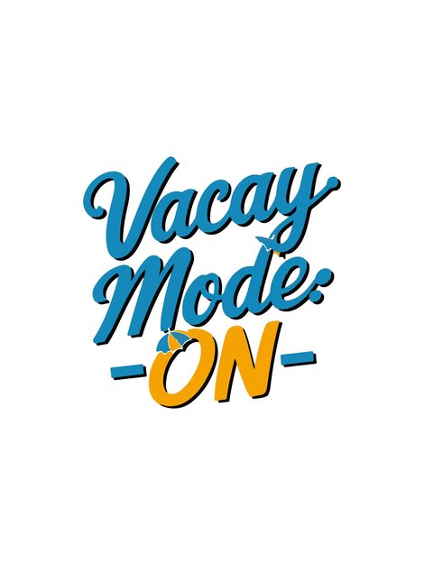 diseño de carteles de camisetas de vacaciones vectoriales