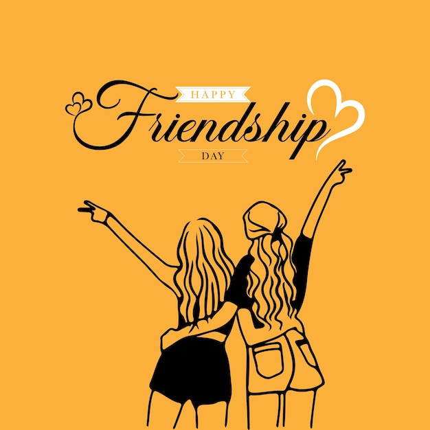Diseño de carteles para el Día Internacional de la Amistad