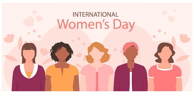 Diseño de carteles para el Día Internacional de la Mujer