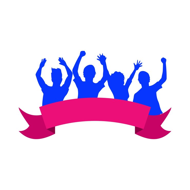 Vector diseño de carteles de icono del poder de la juventud en el día internacional de la juvenil