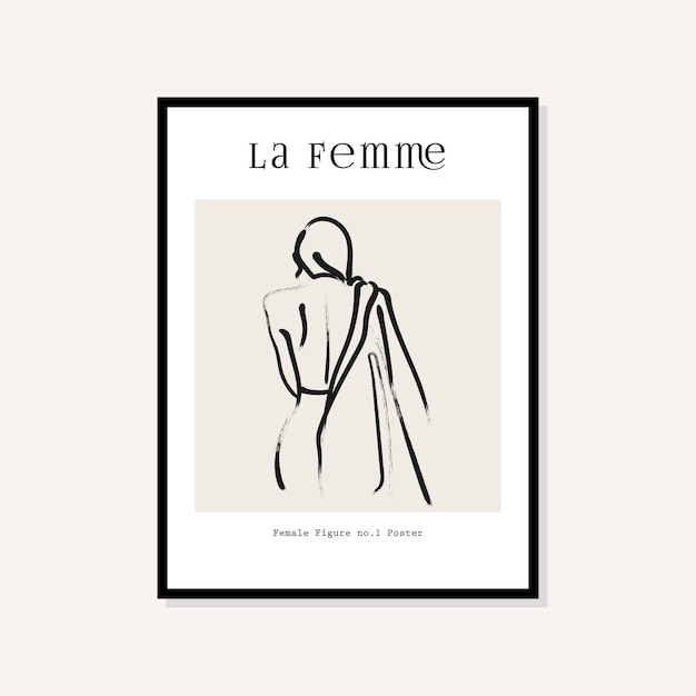 Diseño de carteles de impresiones de arte de estilo boho abstracto