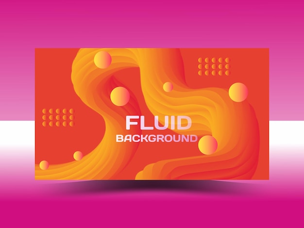diseño de carteles de moda de flujo abstracto