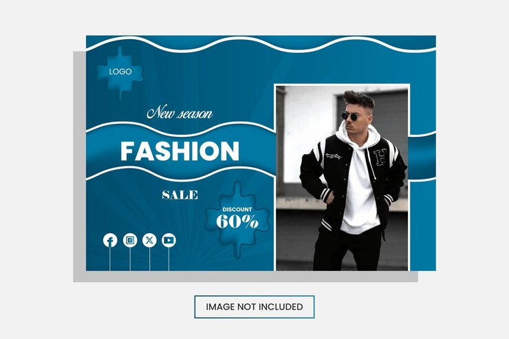 diseño de carteles de venta de moda vectorial