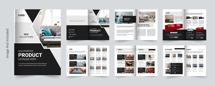 Diseño de catálogo de productos multipropósito o catálogo de productos o catálogo de productos de muebles de empresa Diseño