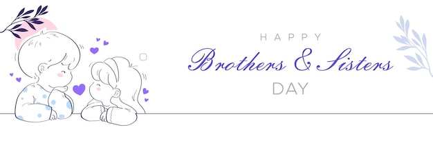 Diseño para la celebración del día de los hermanos y hermanas 2 de mayo Celebración del día de las hermanas y hermanas