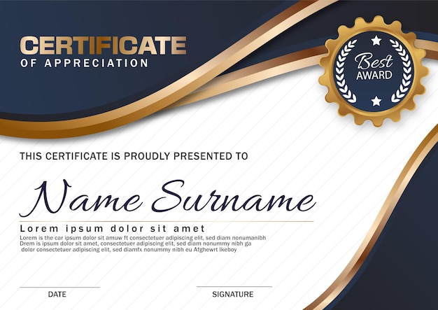 Diseño de certificados profesionales
