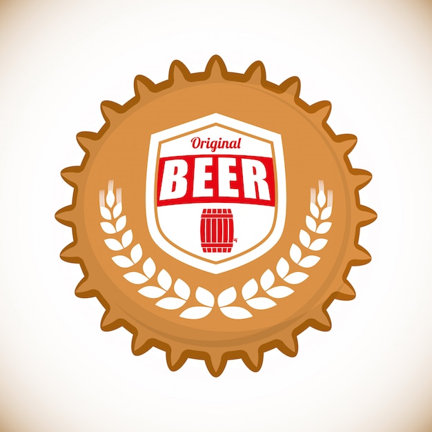 Vector diseño de cerveza