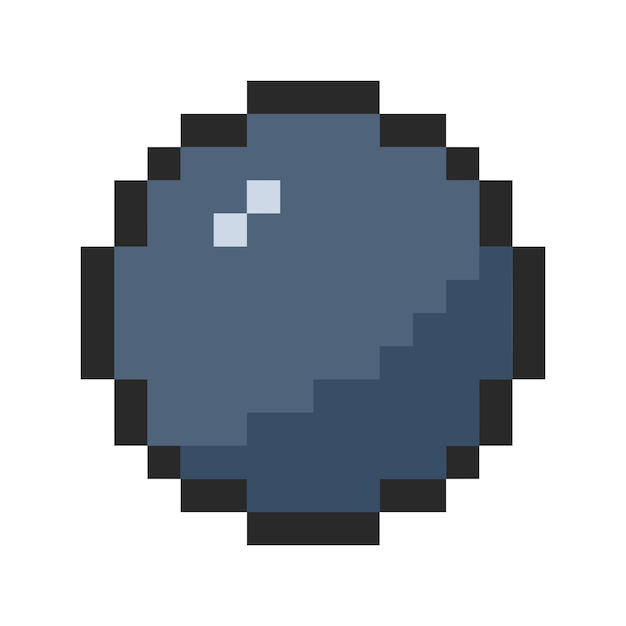 diseño de círculo abstracto pixel art
