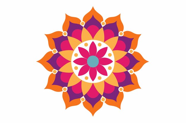un diseño en un círculo que es hecho por el artista