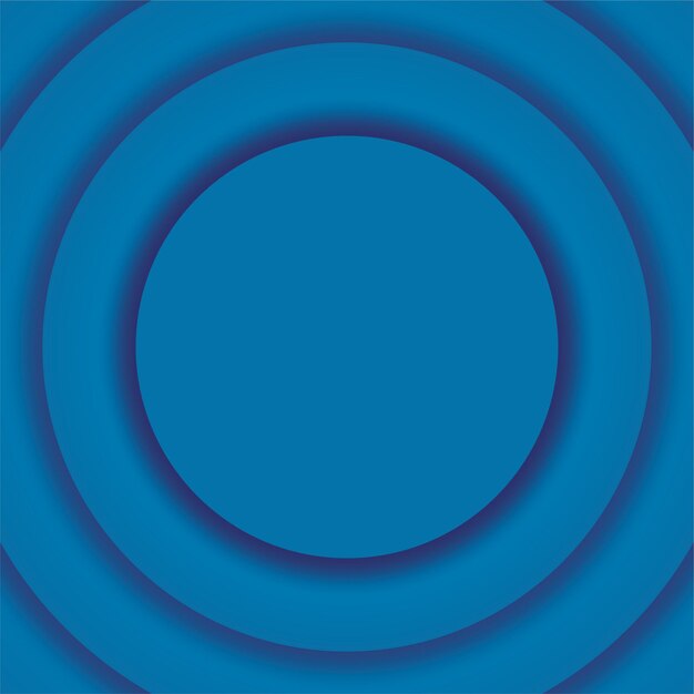 Diseño de círculos azules concéntricos