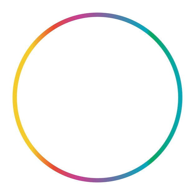 Diseño de círculos brillantes de colores