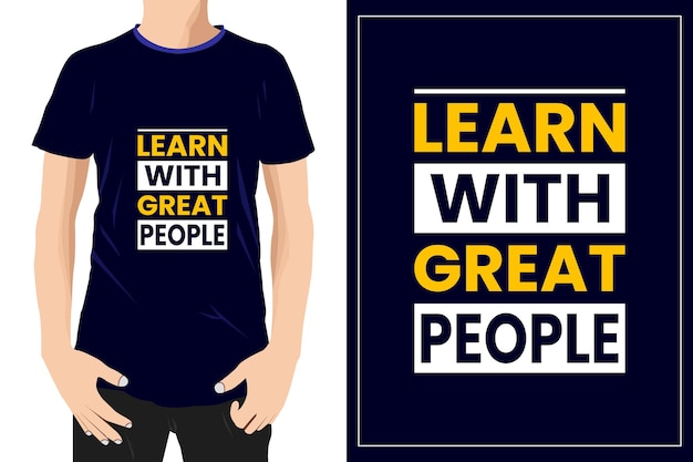 Diseño de citas motivacionales listo para la etiqueta de la camiseta de la taza o la impresión Vector Premium