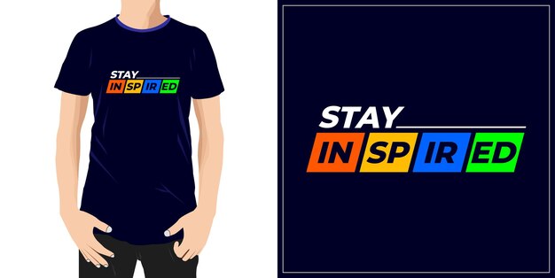Diseño de citas motivacionales listo para la etiqueta de la camiseta de la taza o la impresión Vector Premium