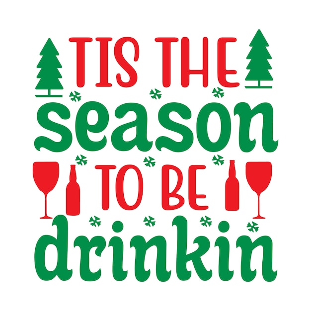 Diseño de citas navideñas de SVG
