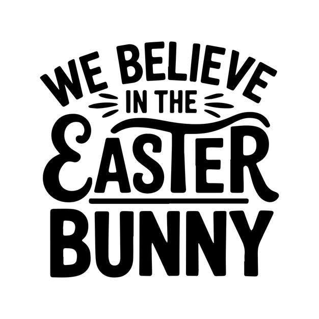 Diseño de citas de Pascua Ilustración de sublimación de conejo Ornamento vectorial diseño svg