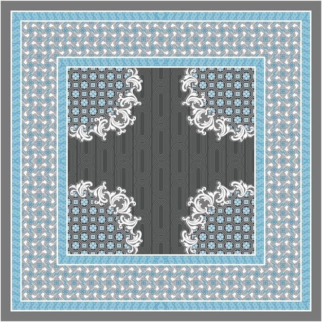 diseño clásico de alfombras ornamentales 38