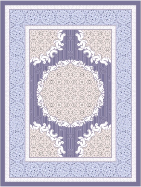 diseño clásico de alfombras ornamentales