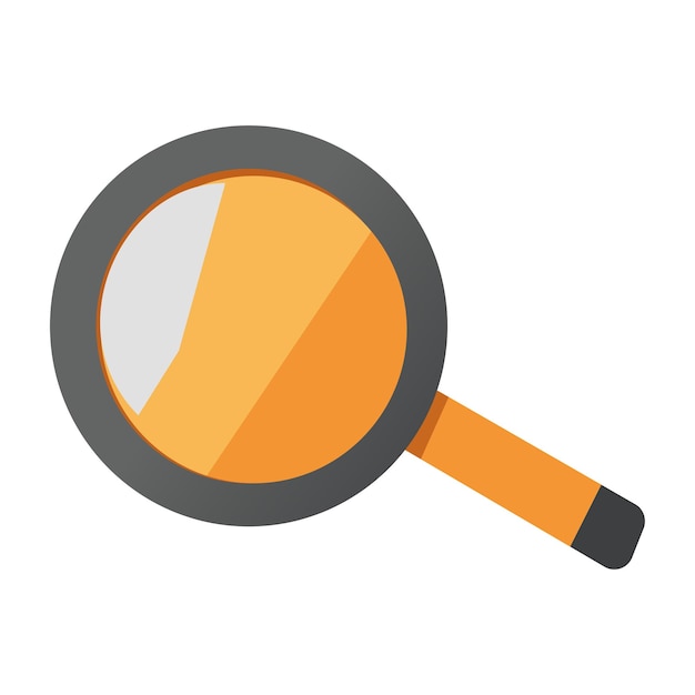 Diseño del clipart de la lupa