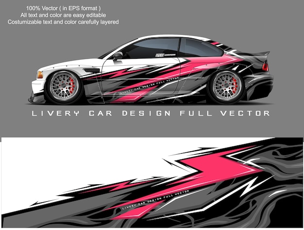 Un diseño de coche para un coche de reparto.