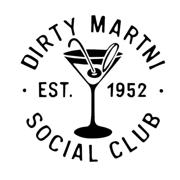Diseño de cócteles de verano vintage svg