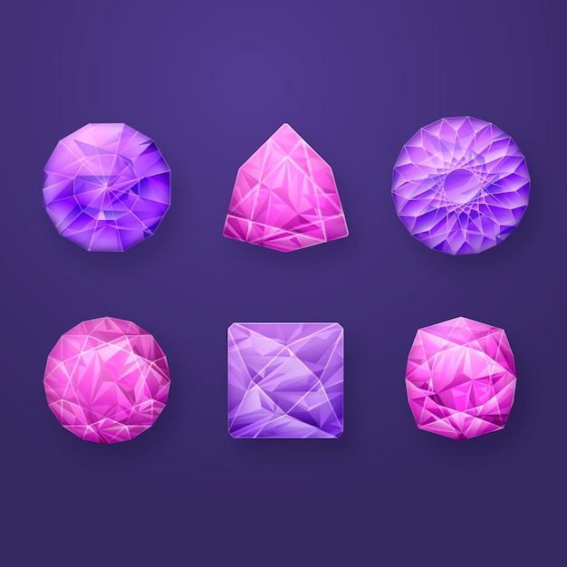 Diseño de la colección de diamantes