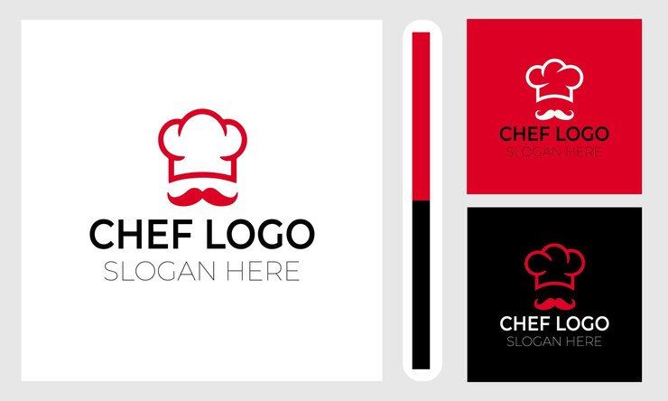 Diseño de la colección de plantillas del logotipo del chef
