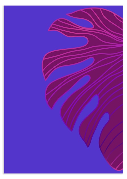 Diseño de colecciones de patrones de arte de línea de follaje