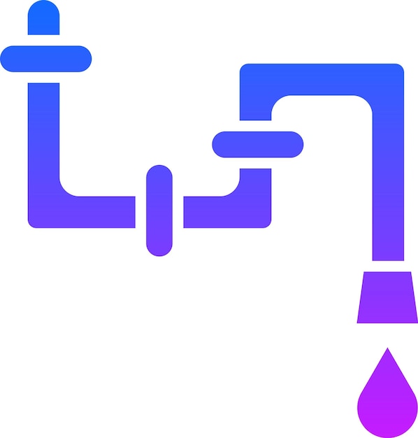 un diseño de color azul y púrpura con una gota de agua
