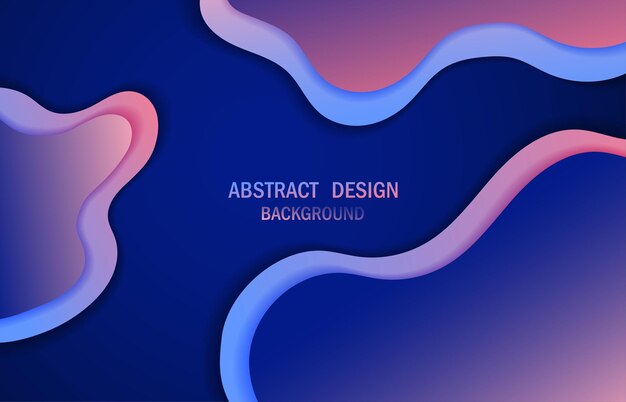 Diseño de color degradado abstracto de plantilla de línea de rayas de patrón ondulado. Fondo decorativo de diseño de ilustraciones superpuestas. vector de ilustración