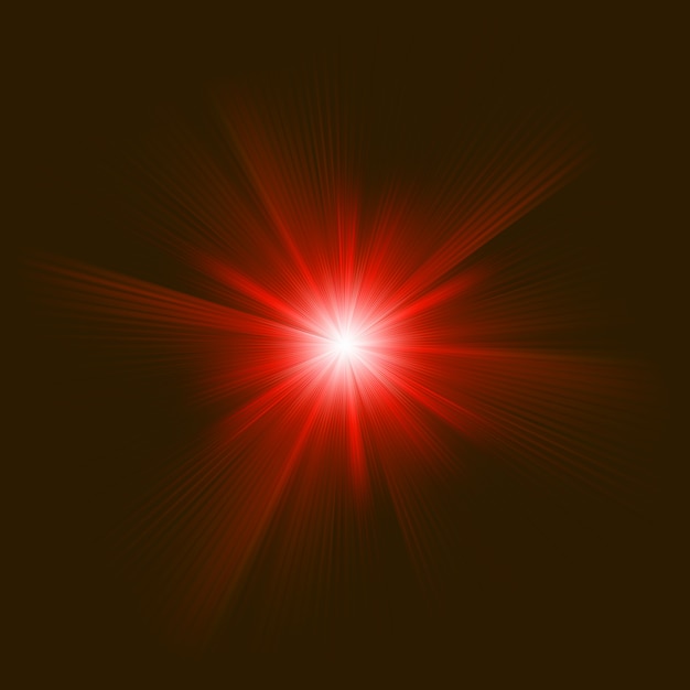 destello de lente de luz roja 9695574 PNG