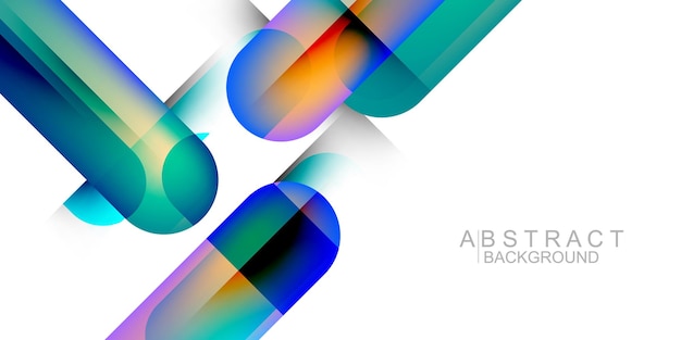Diseño de color de superposición de fondo abstracto moderno para ilustración de vector de página web de plantilla de banner