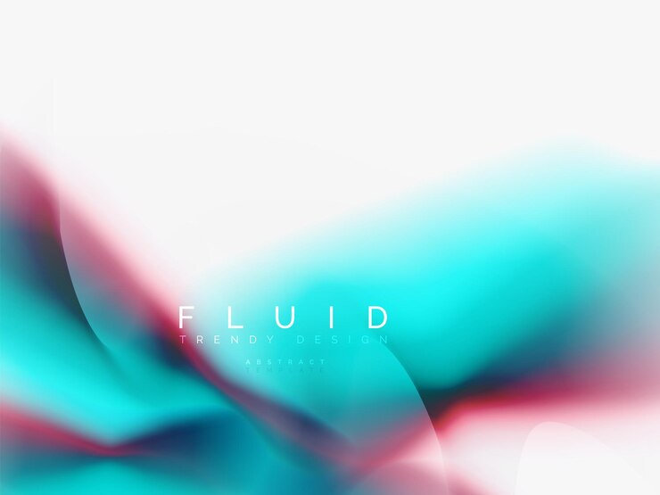 Vector diseño de colores fluidos abstractos de fondo