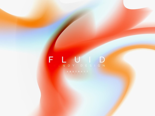 Diseño de colores fluidos abstractos de fondo