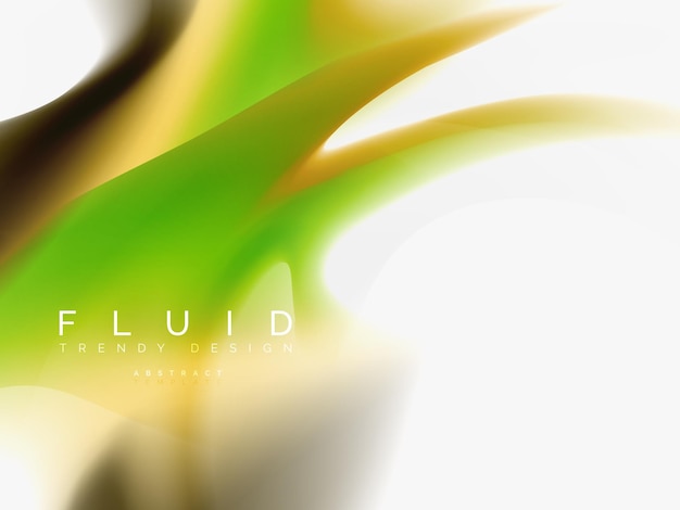 Diseño de colores fluidos abstractos de fondo