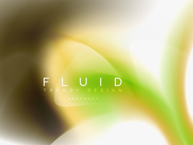 Diseño de colores fluidos abstractos de fondo