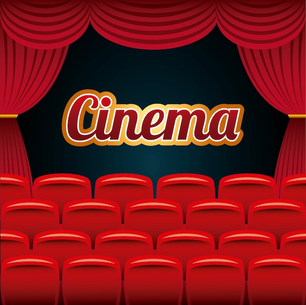 diseño colorido cine teatro