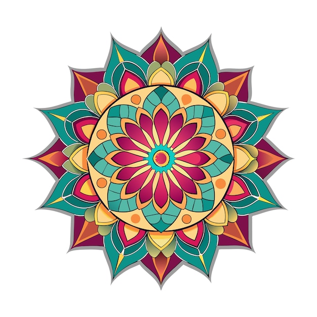 un diseño colorido con un diseño de flores en la parte inferior