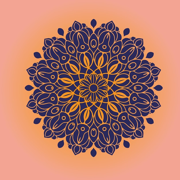 un diseño colorido con una flor amarilla en él