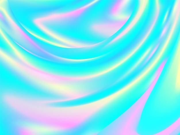 diseño colorido del fondo del fluido del holograma del color vibrante.