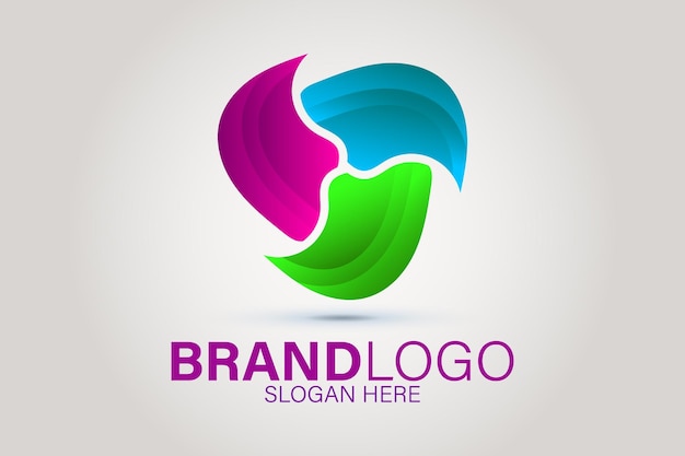 Diseño colorido de logo