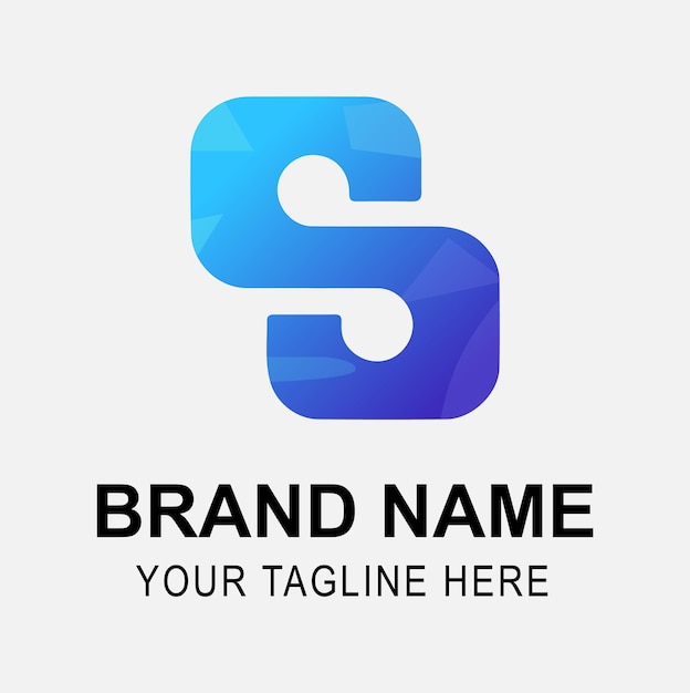 Un diseño colorido del logotipo de la letra S