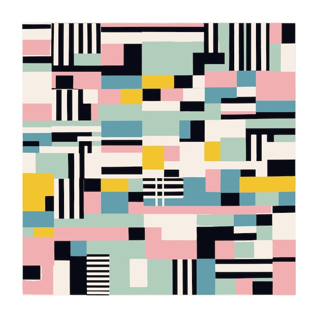 Diseño colorido moderno a cuadros