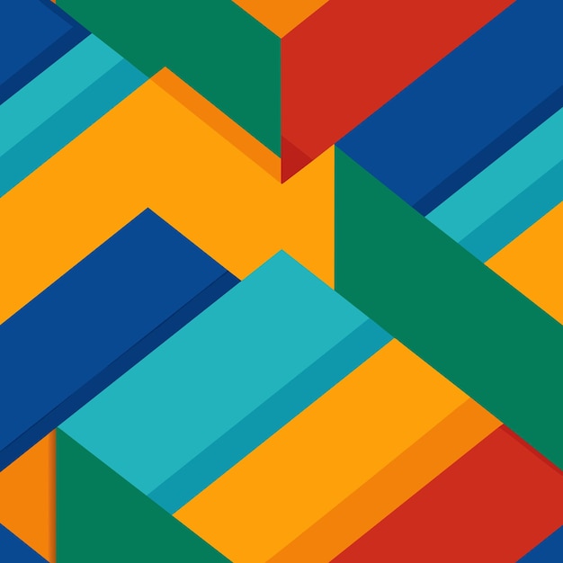 un diseño colorido con muchos cuadrados y la palabra z en él