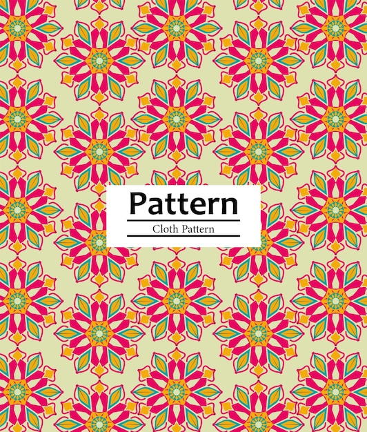 un diseño colorido con un patrón que dice patrón