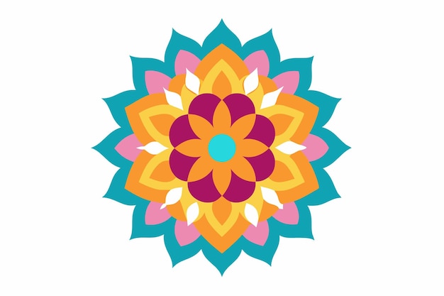 un diseño colorido sobre un fondo blanco