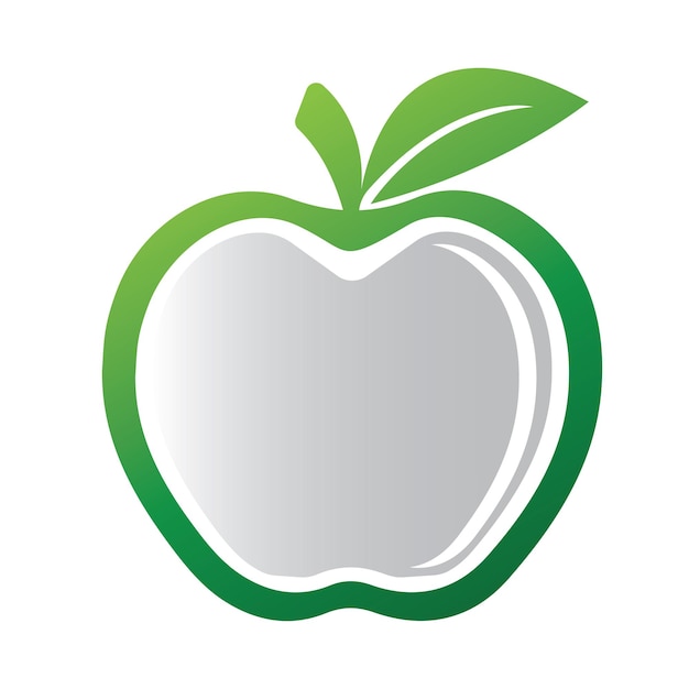 Diseño de comida saludable de fruta de logotipo de ApplePlantilla de vector de inspiración de diseño de logotipo de Apple