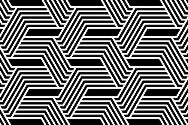 Diseño complejo de fondo geométrico negro