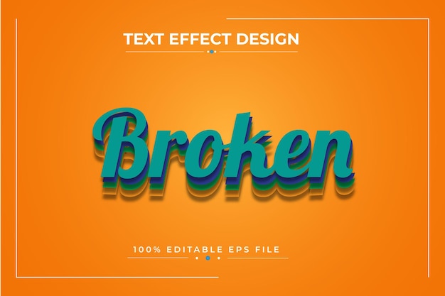 Diseño completo de efectos de texto editables en adobe illustrator